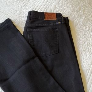 Lucky Brand Sofia Boot Black Denim - Size 6/28